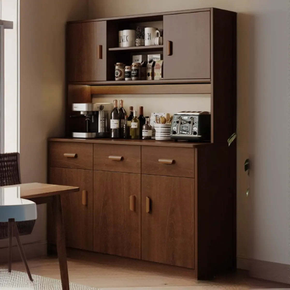 Classic Teak 3-Drawer Storage Buffet