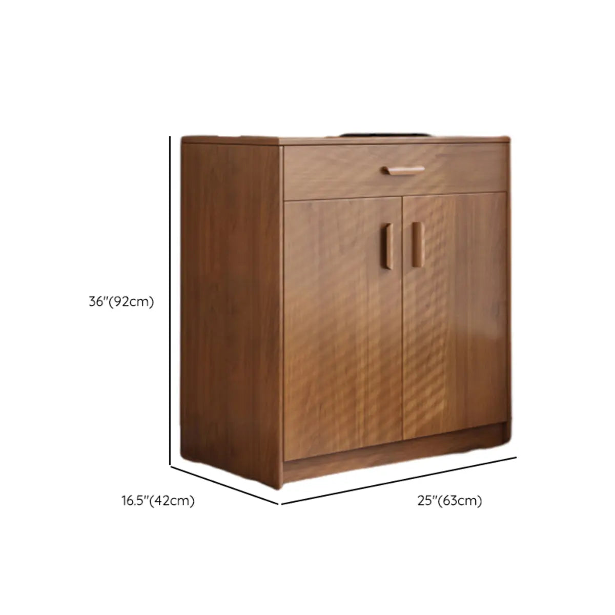 Classic Teak 3-Drawer Storage Buffet