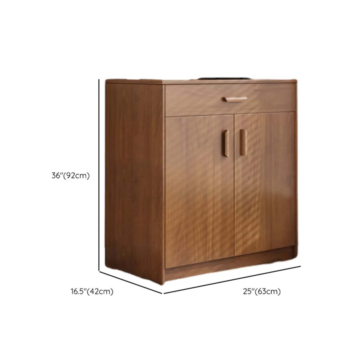 Classic Teak 3-Drawer Storage Buffet