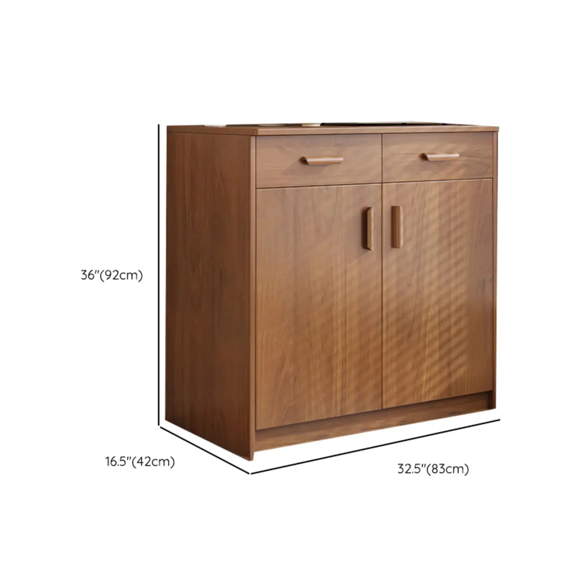 Classic Teak 3-Drawer Storage Buffet