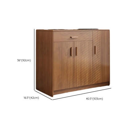 Classic Teak 3-Drawer Storage Buffet