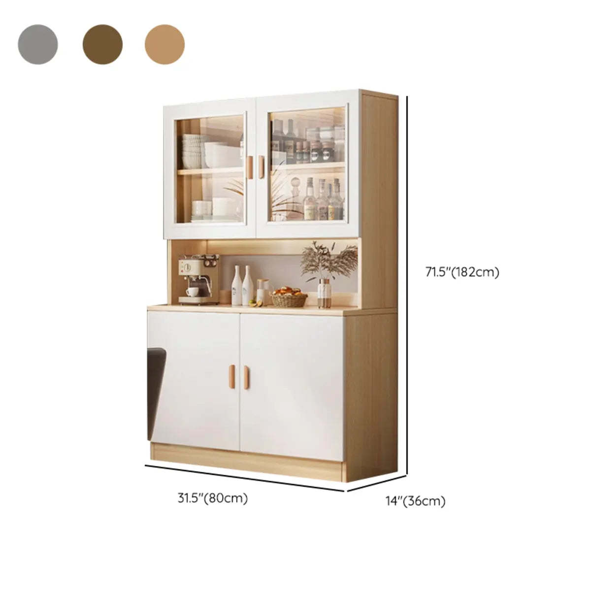 Classic Teak 3-Drawer Storage Buffet