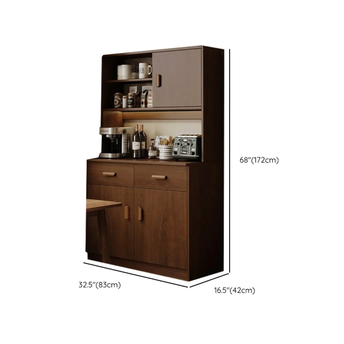 Classic Teak 3-Drawer Storage Buffet