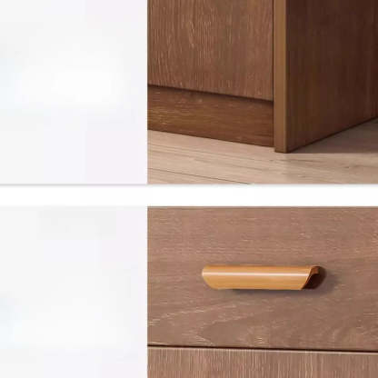 Classic Teak 3-Drawer Storage Buffet — Dark Walnut