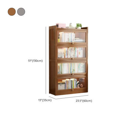 Vertical Closed-Back Cabinet Bookcase