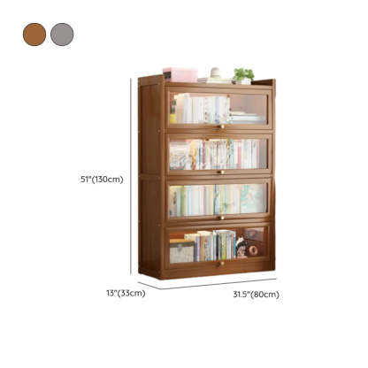 Vertical Closed-Back Cabinet Bookcase