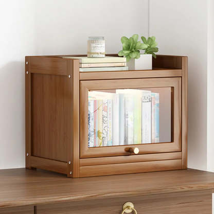 Vertical Closed-Back Cabinet Bookcase