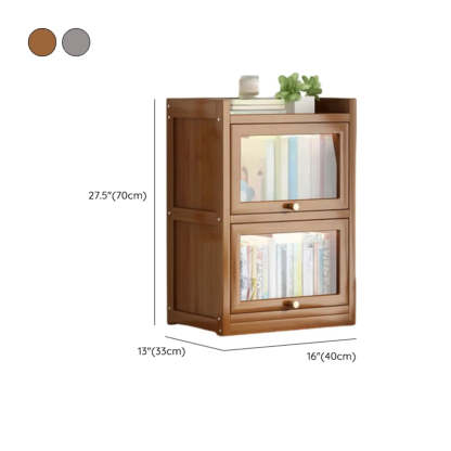 Vertical Closed-Back Cabinet Bookcase