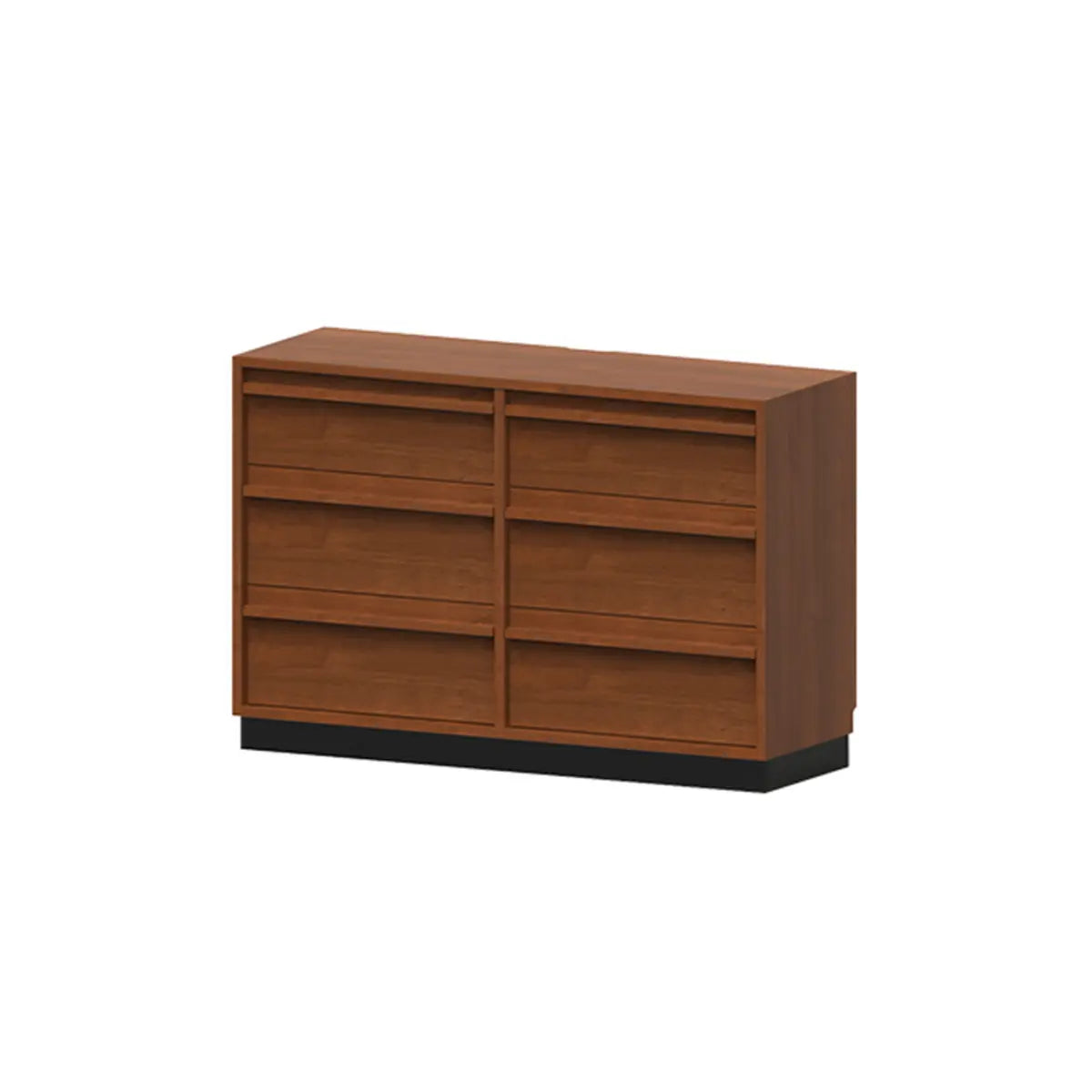 Classic Brown Wood Narrow Shelf Sideboard with Drawers