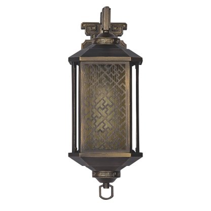 Classical Hollow Pattern Outdoor Waterproof Wall Lamp for Villa Courtyard Corridor-Lighom