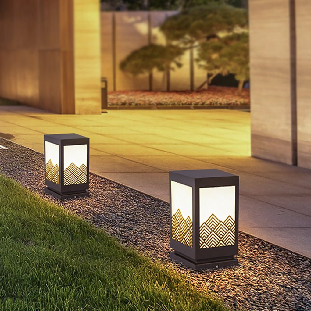 Classical Hollowed Pattern Landscape Decorative Lighting Waterproof Lawn Lamp for Outdoor-Lighom