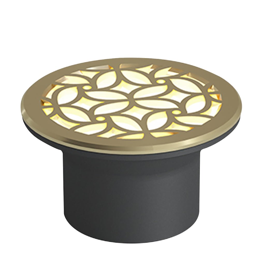 Classical Pattern Waterproof LED Embedded Ground Lights for Outdoor Garden Steps-Lighom