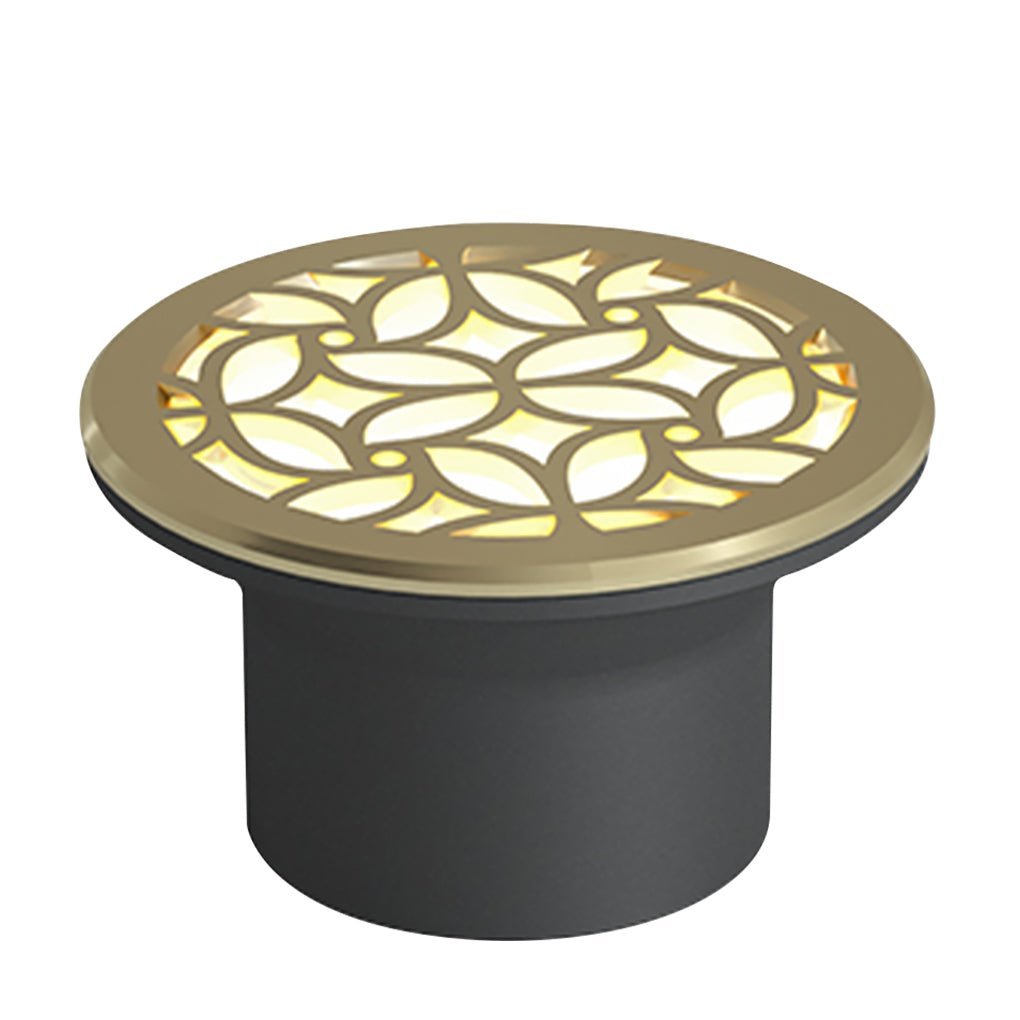 Classical Pattern Waterproof LED Embedded Ground Lights for Outdoor Garden Steps-Lighom