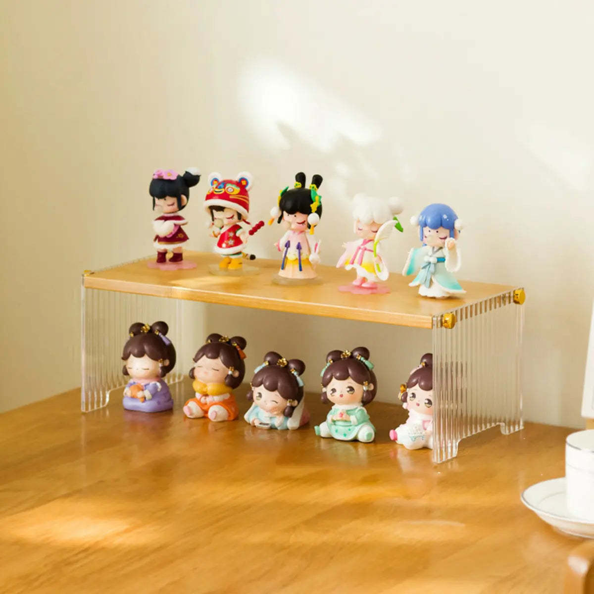 Clear Acrylic Stackable Figure Display Cabinet