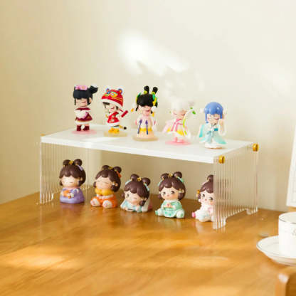 Clear Acrylic Stackable Figure Display Cabinet