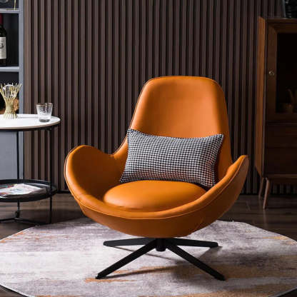 Coffee Stain-Resistant Microfiber Leather Arm Chair