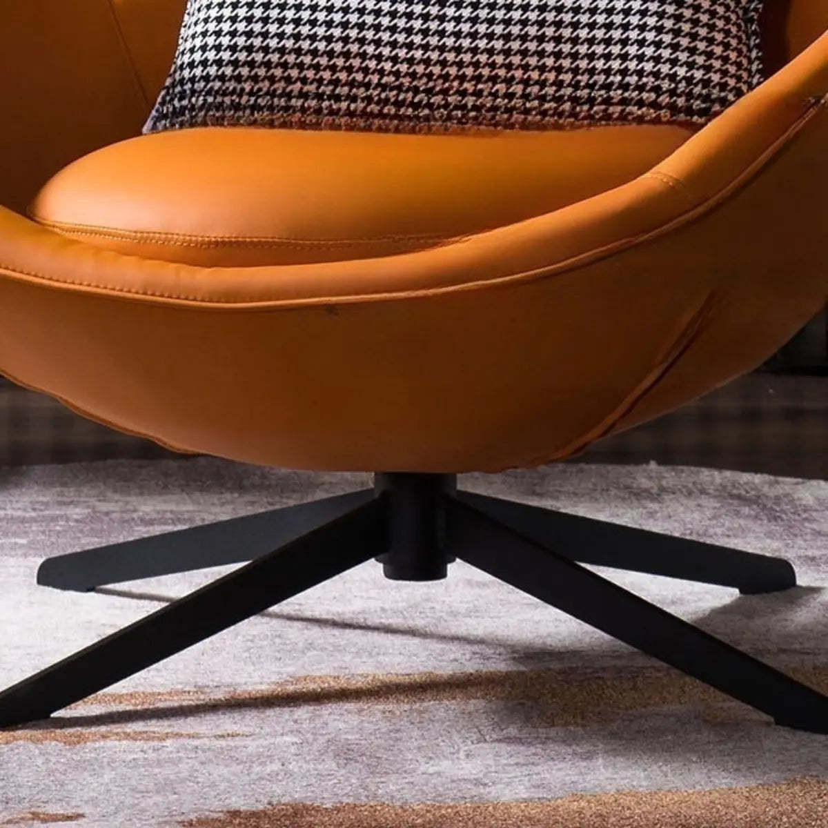 Coffee Stain-Resistant Microfiber Leather Arm Chair
