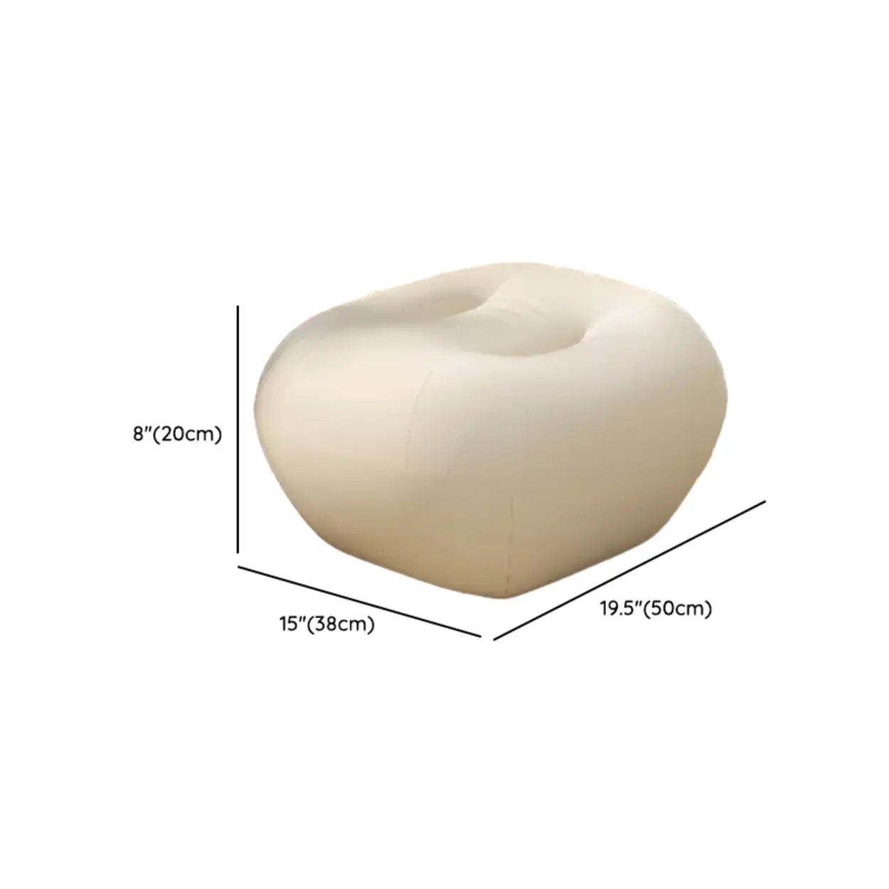 Coffee Stain-Resistant Tufted Natural Leg Rocking Chair