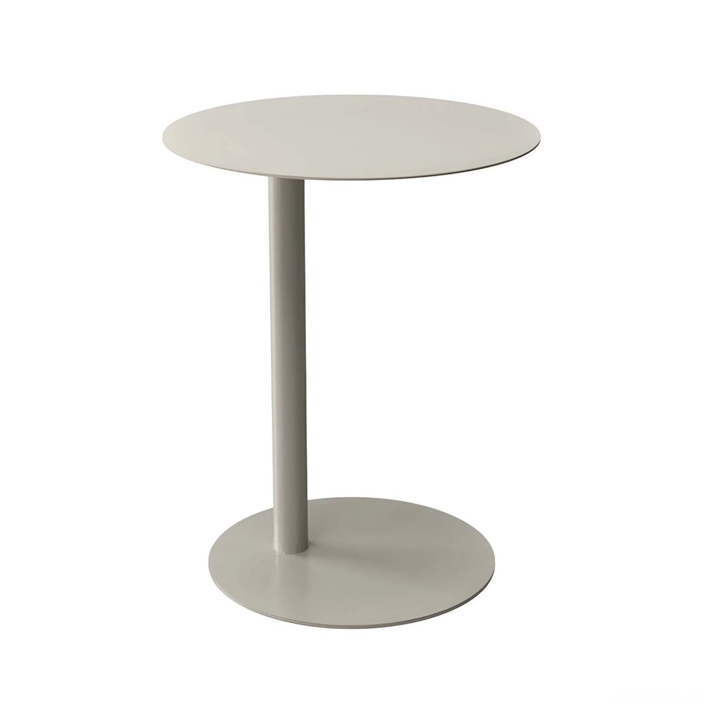 Round Metal C-Shape Side Table — Fruit Green / 1