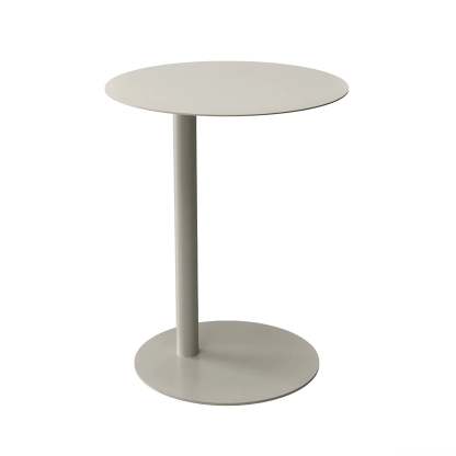 Round Metal C-Shape Side Table — Fruit Green / 1