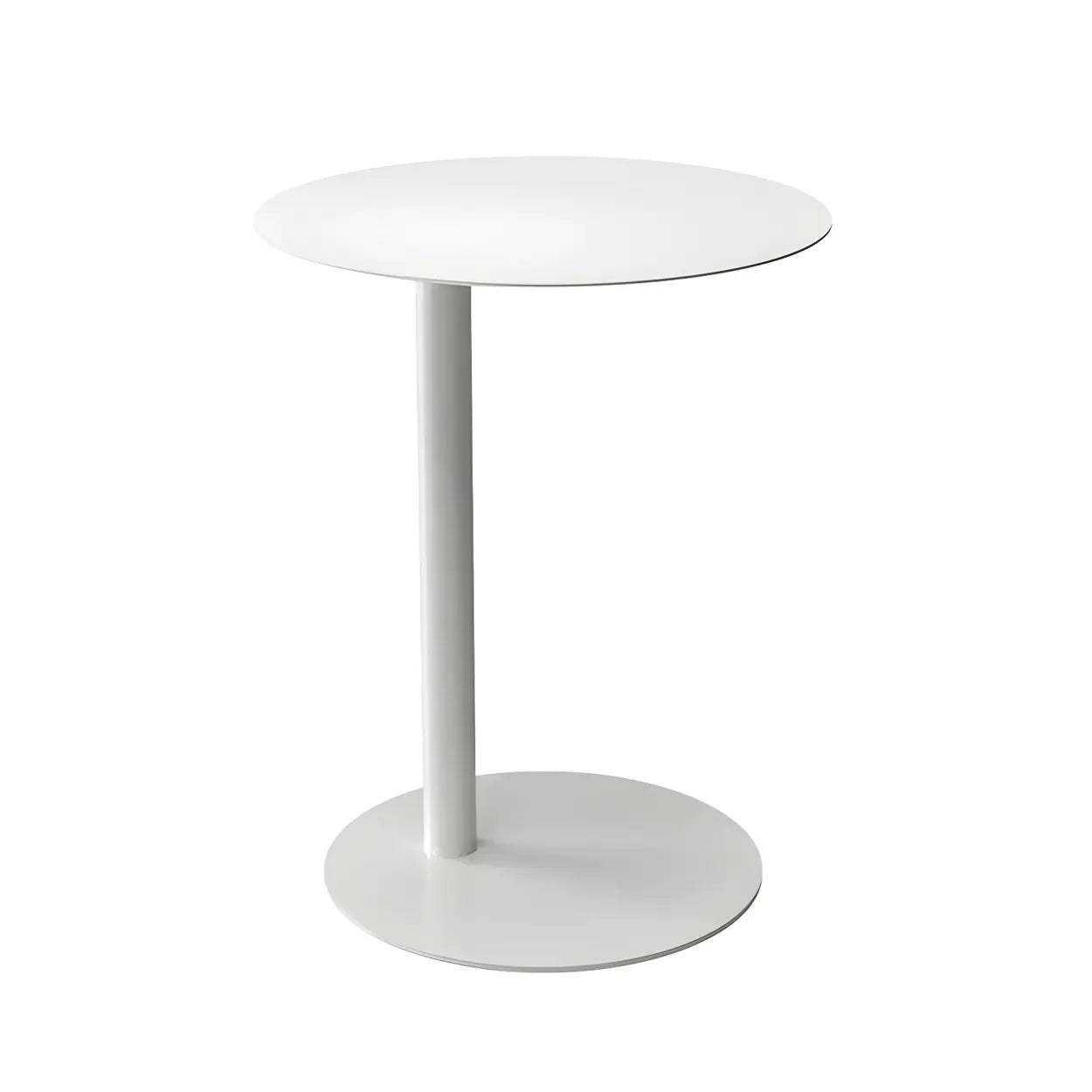 Round Metal C-Shape Side Table — Dark Green / 2