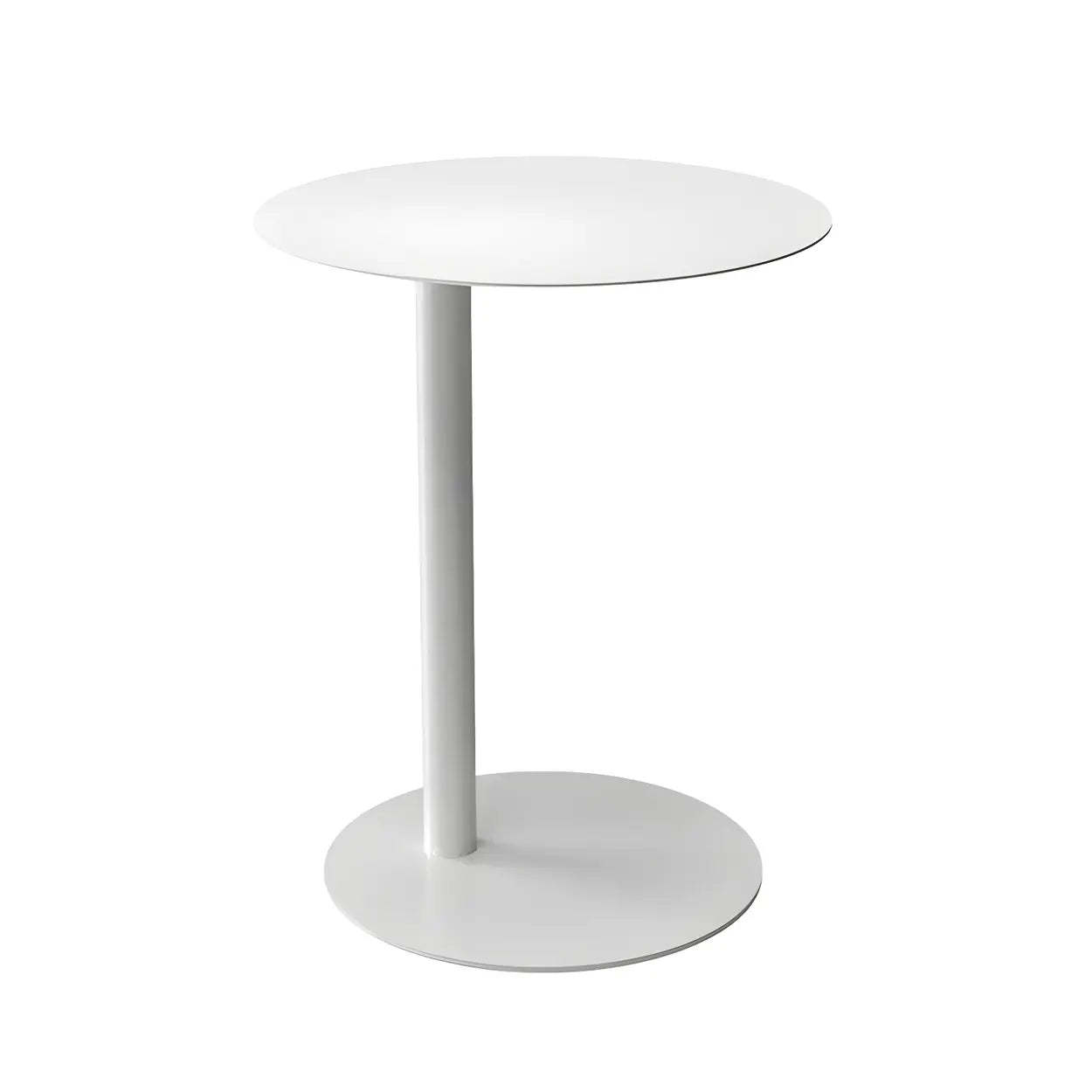 Round Metal C-Shape Side Table — Dark Green / 2
