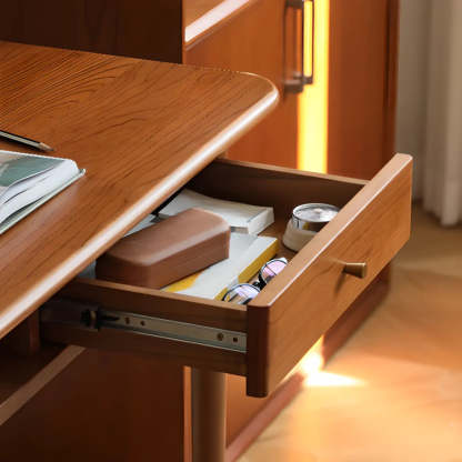 Compact Cherry Wood Auburn Writing Desk
