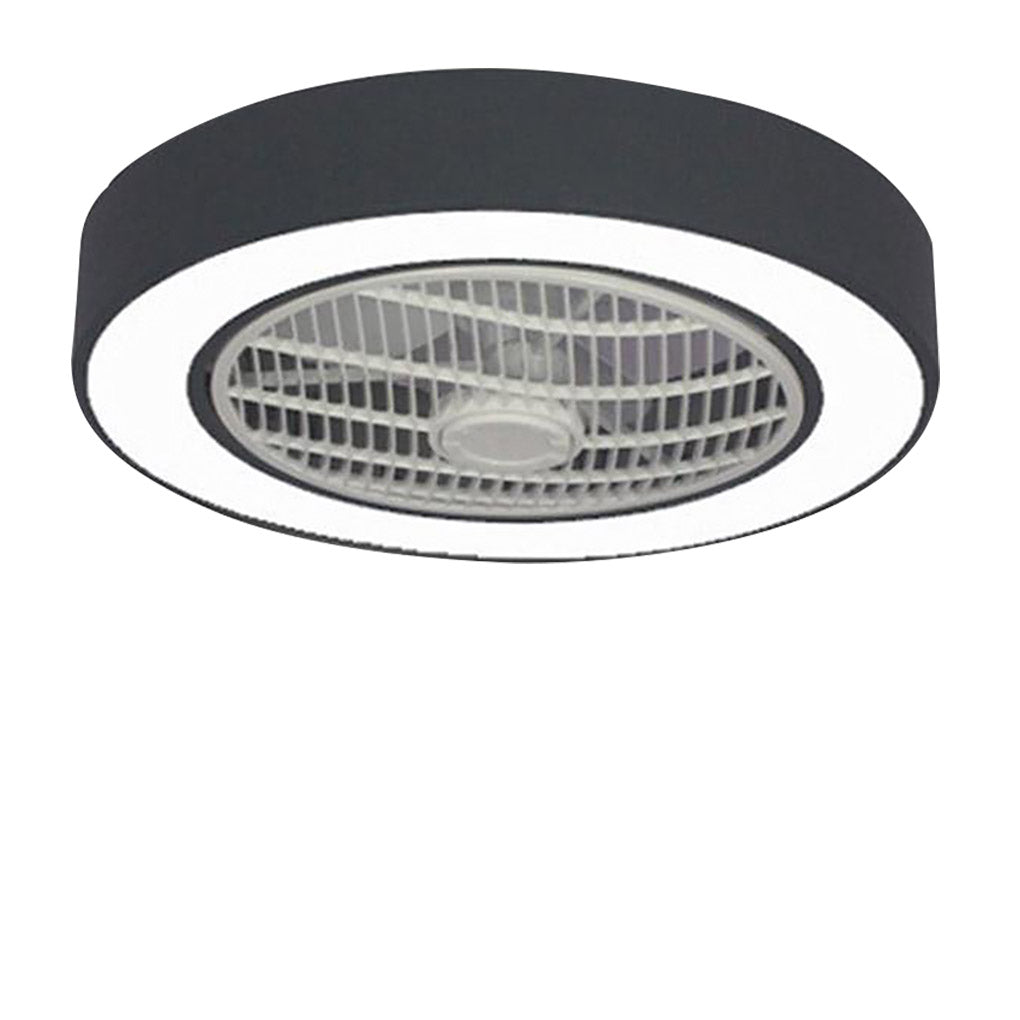 Compact Round Iron Modern Bladeless Fan