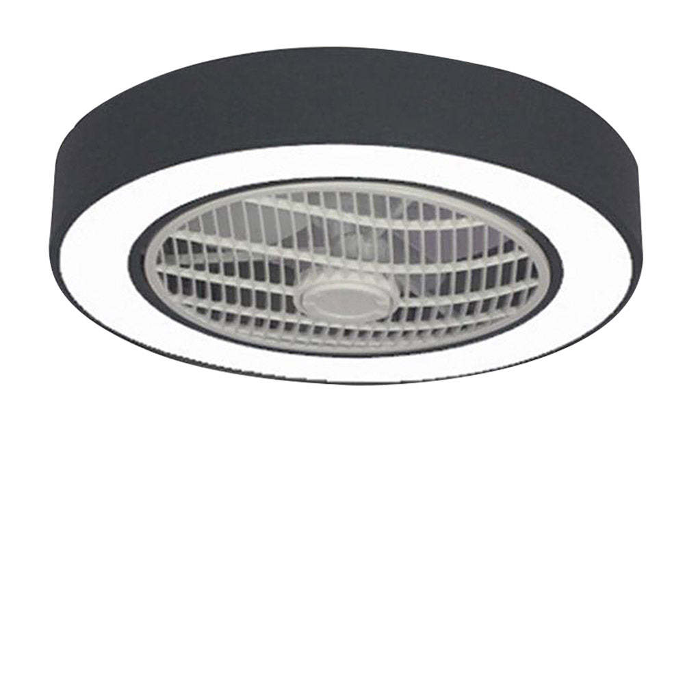 Compact Round Iron Modern Bladeless Fan