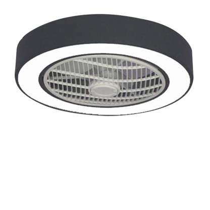 Compact Round Iron Modern Bladeless Fan