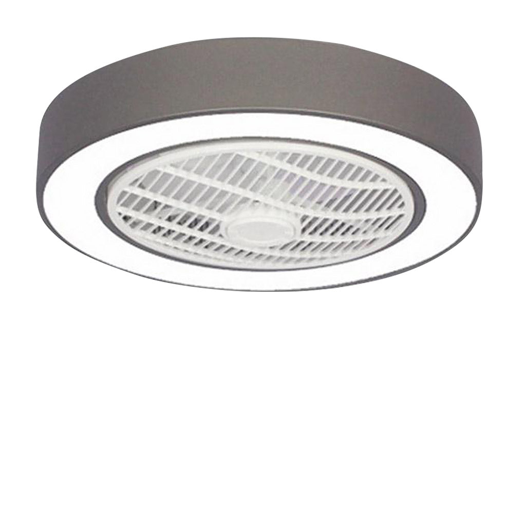 Compact Round Iron Modern Bladeless Fan