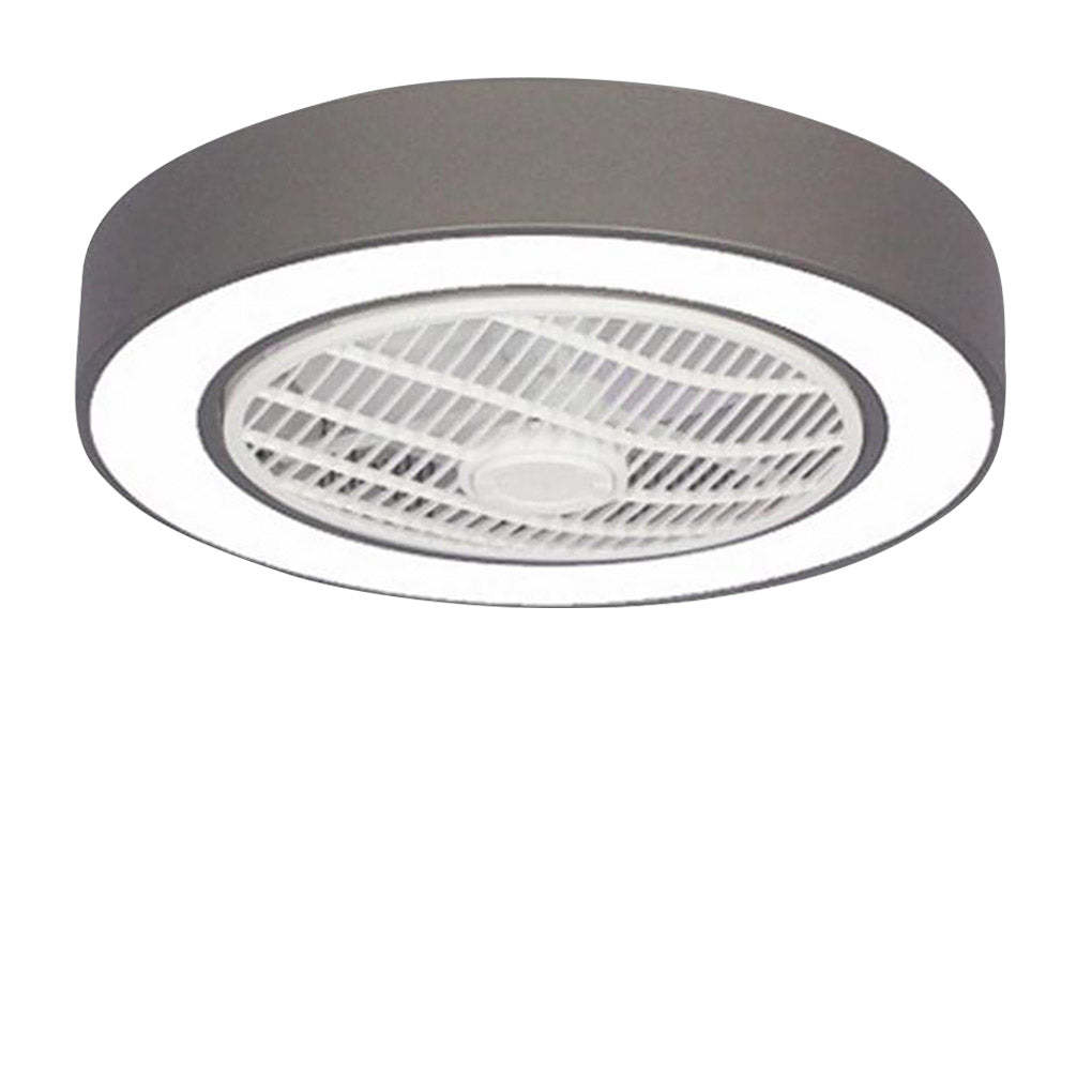 Compact Round Iron Modern Bladeless Fan