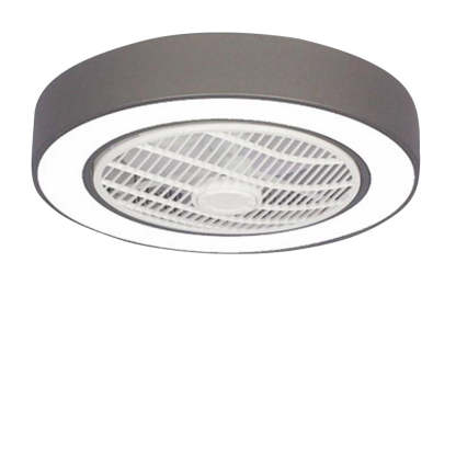 Compact Round Iron Modern Bladeless Fan