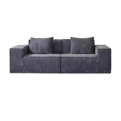 Boneless Compressed Corduroy Modular Sofa