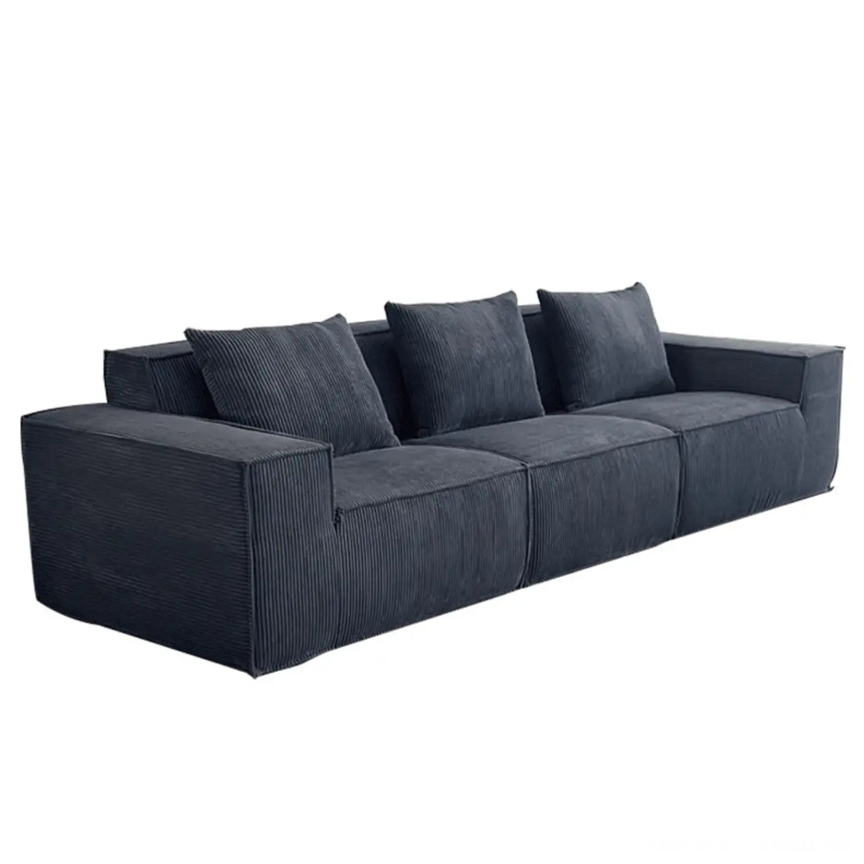 Boneless Compressed Corduroy Modular Sofa