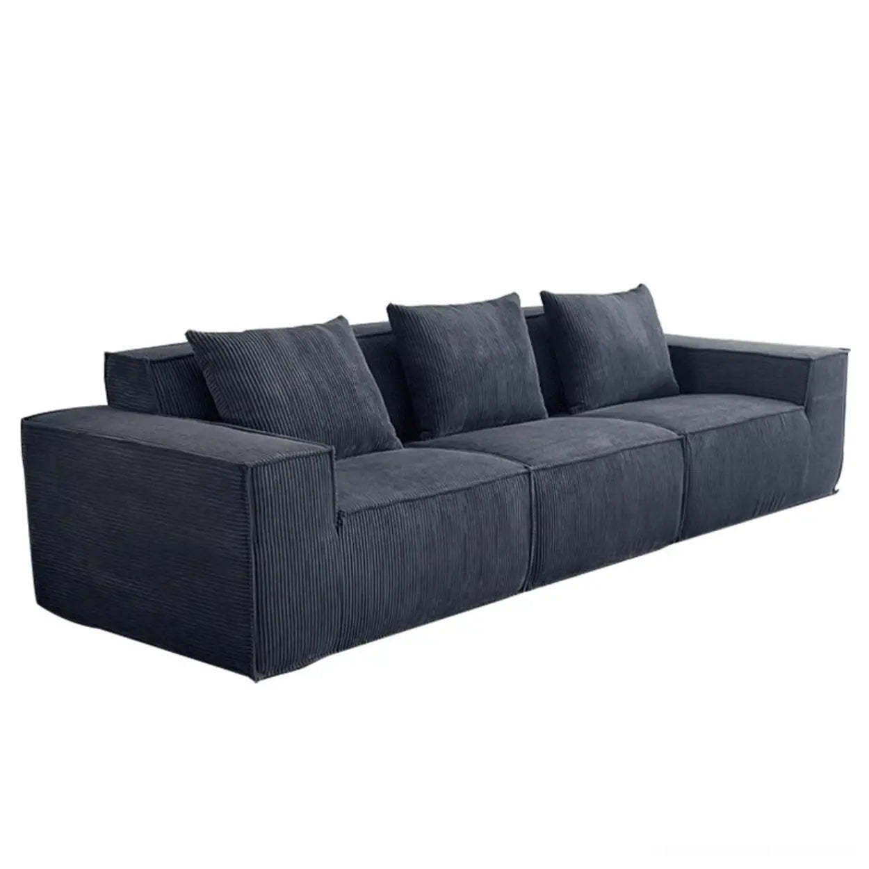 Boneless Compressed Corduroy Modular Sofa