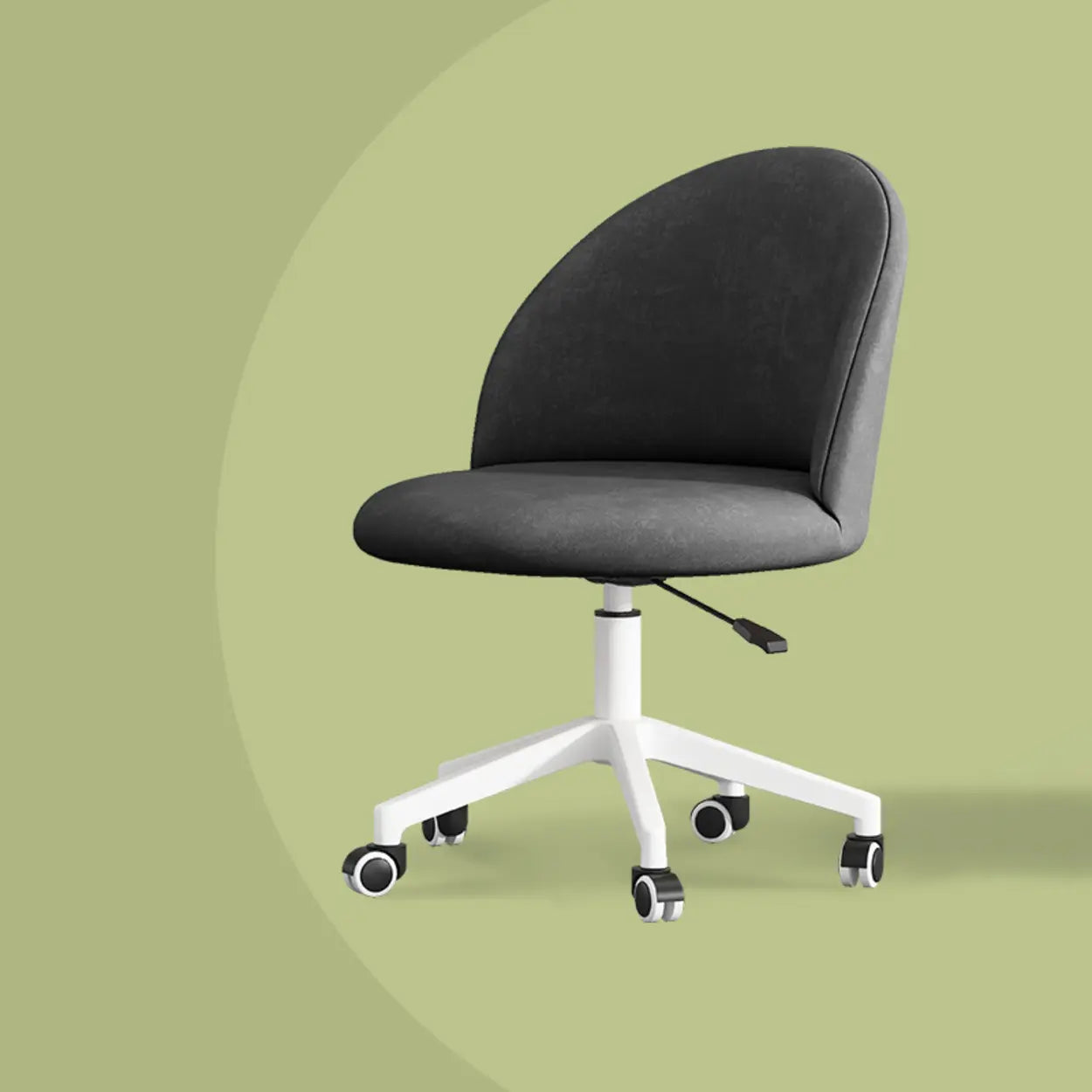 Contemporary Adjustable Ergonomic Office Chair — Dark Blue