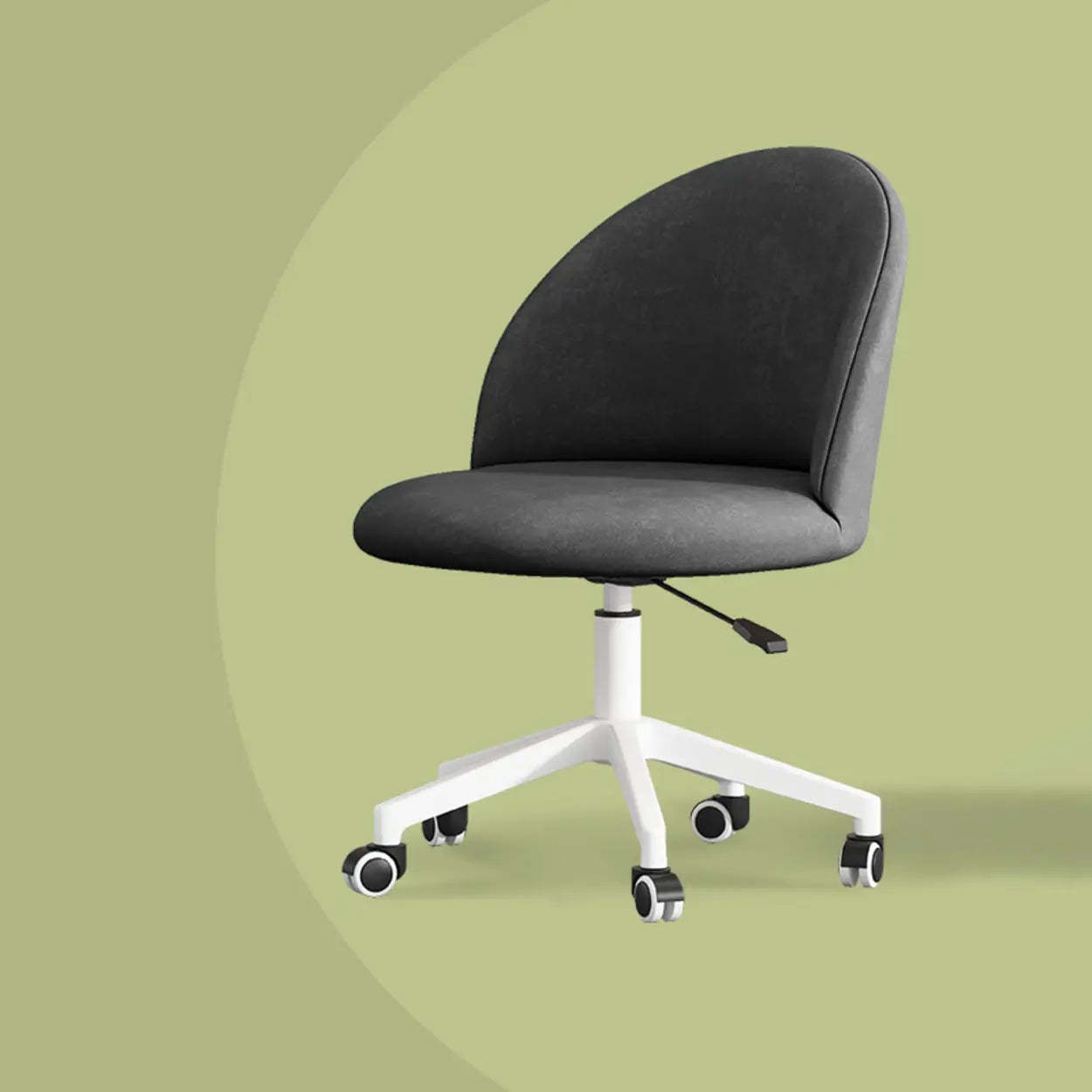 Contemporary Adjustable Ergonomic Office Chair — Dark Blue