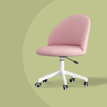 Contemporary Adjustable Ergonomic Office Chair — Lake Blue