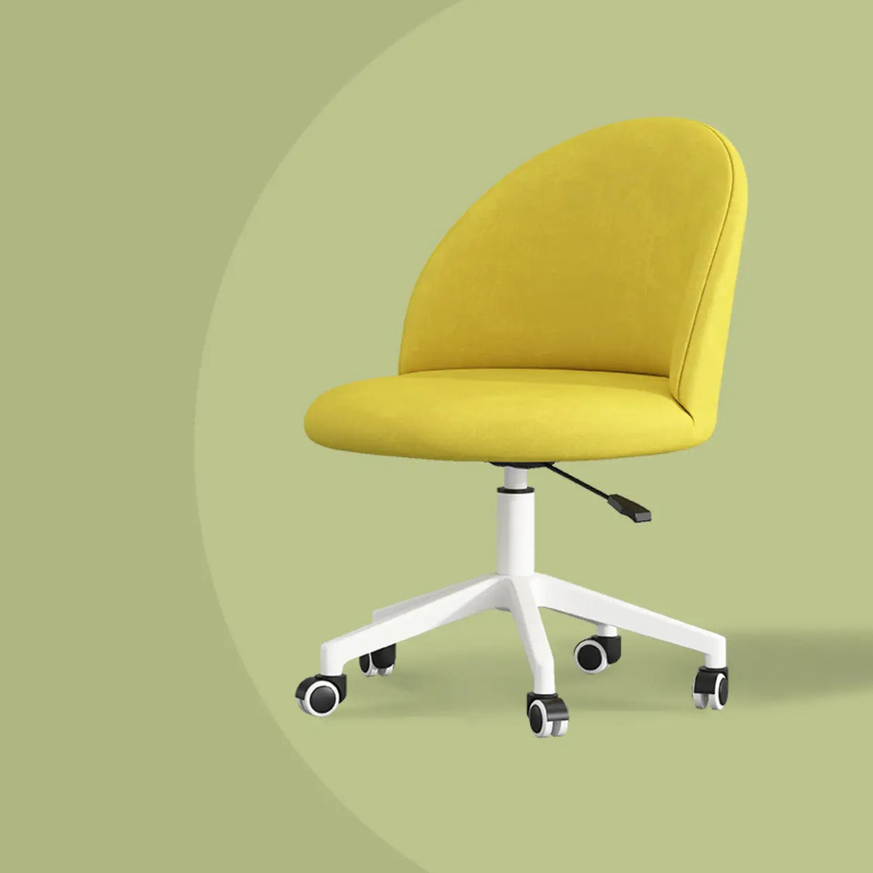 Contemporary Adjustable Ergonomic Office Chair — Light Gray
