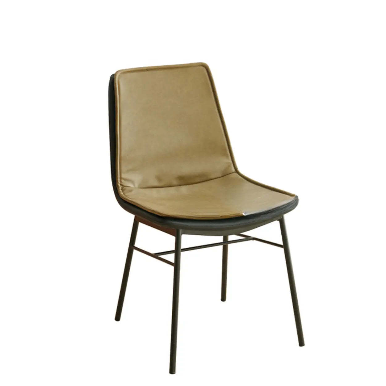 Contemporary Armless PU Leather Dining Chair