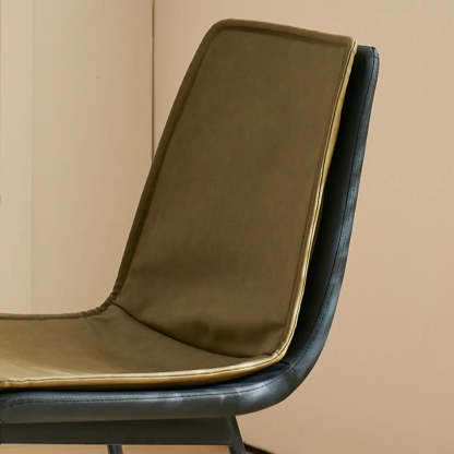 Contemporary Armless PU Leather Dining Chair