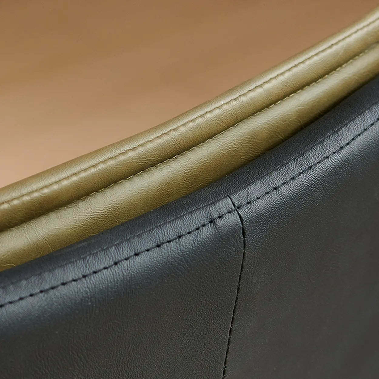 Contemporary Armless PU Leather Dining Chair