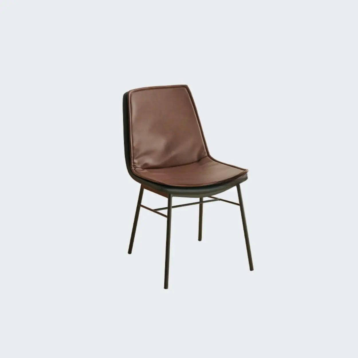 Contemporary Armless PU Leather Dining Chair