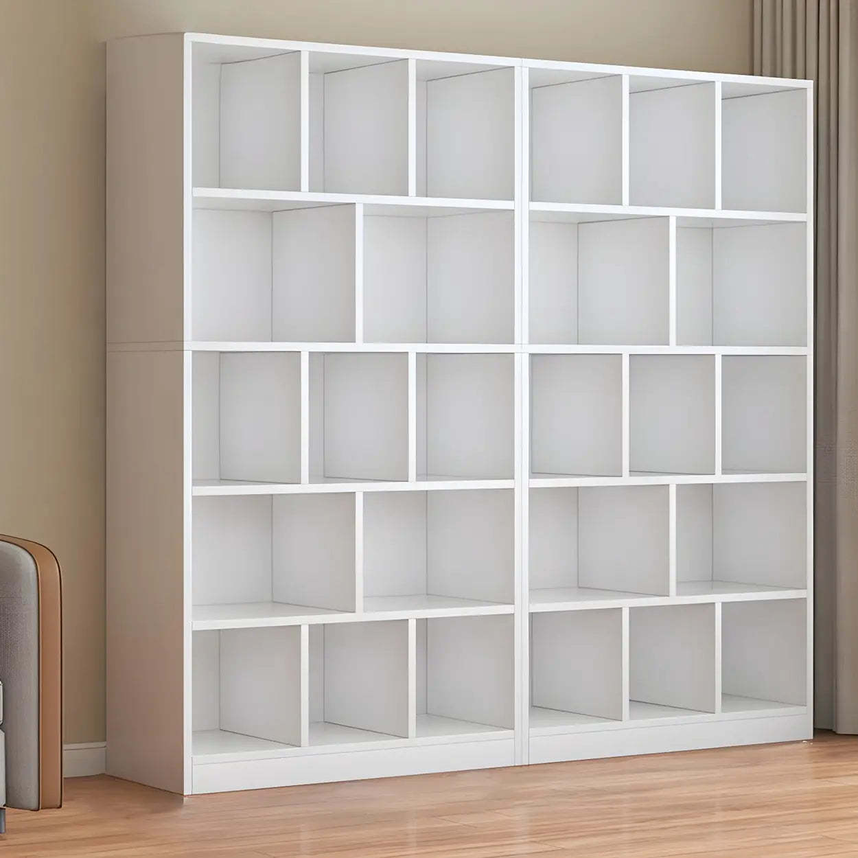 Wood Closed-Back Standard Bookcase