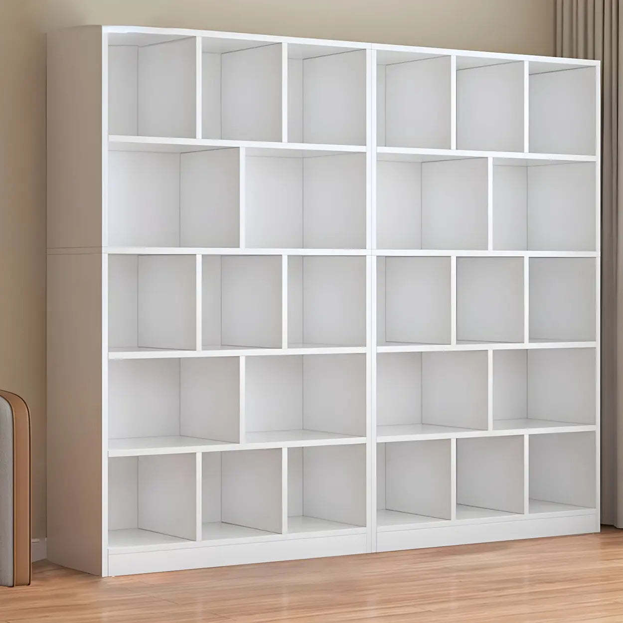 Wood Closed-Back Standard Bookcase