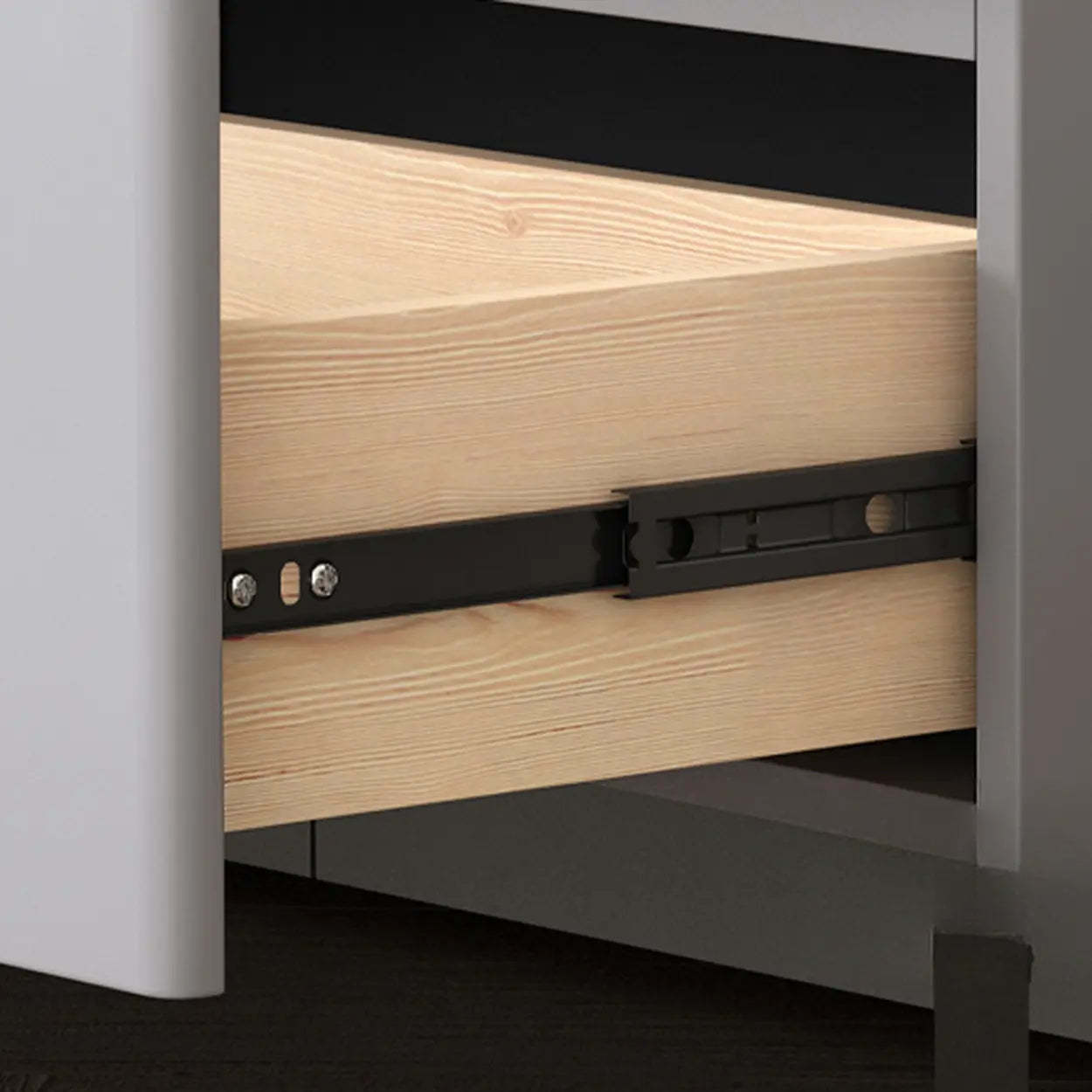 Contemporary Light Gray Stone TV Stand