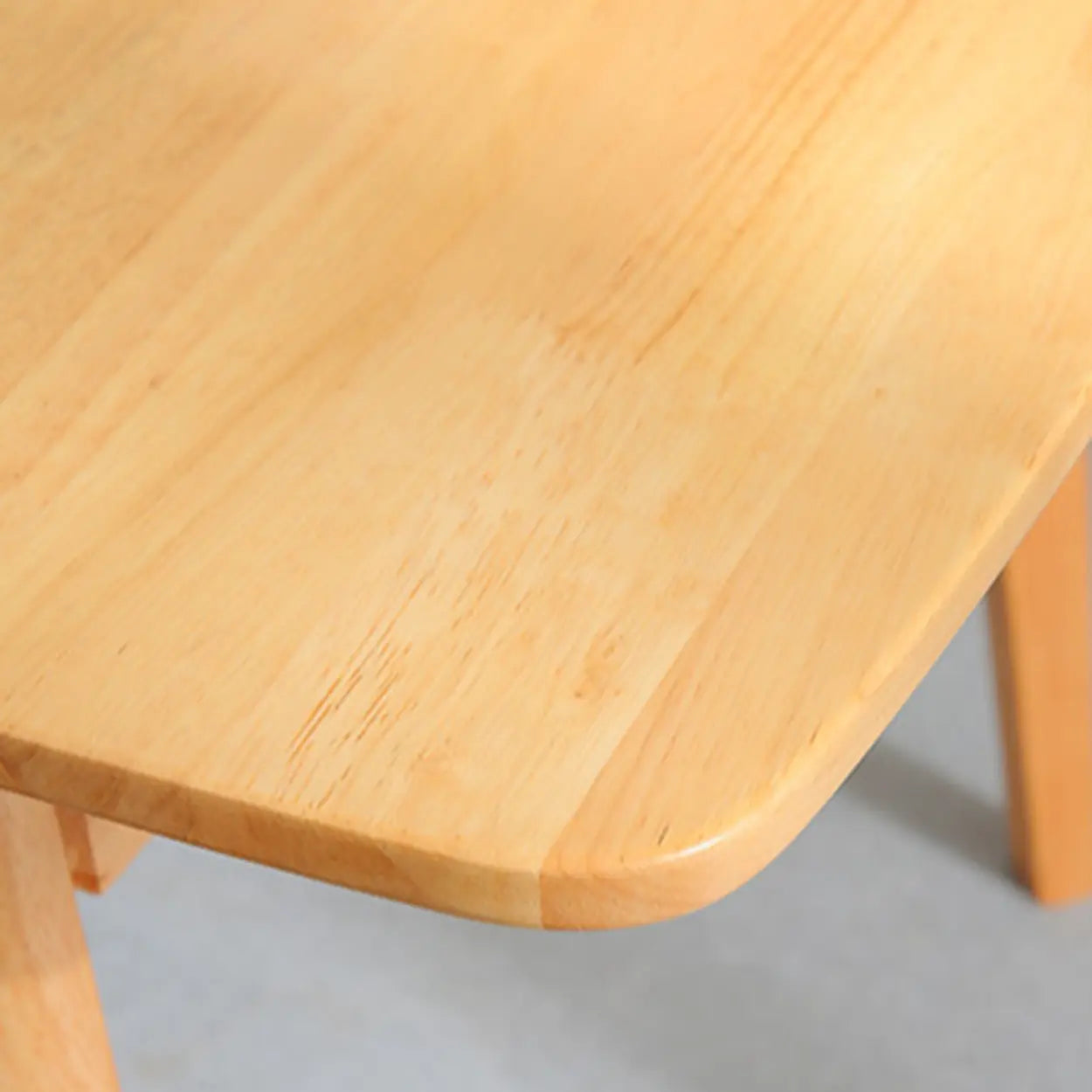 Contemporary Natural Wood Extendable Dining Table
