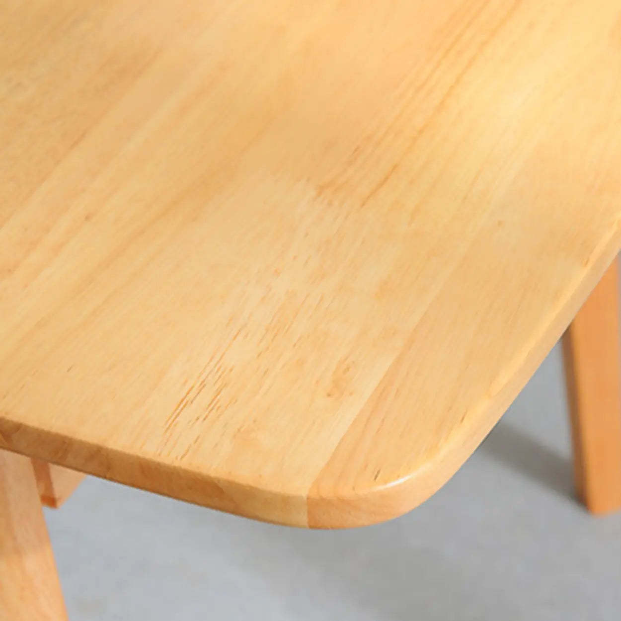 Contemporary Natural Wood Extendable Dining Table