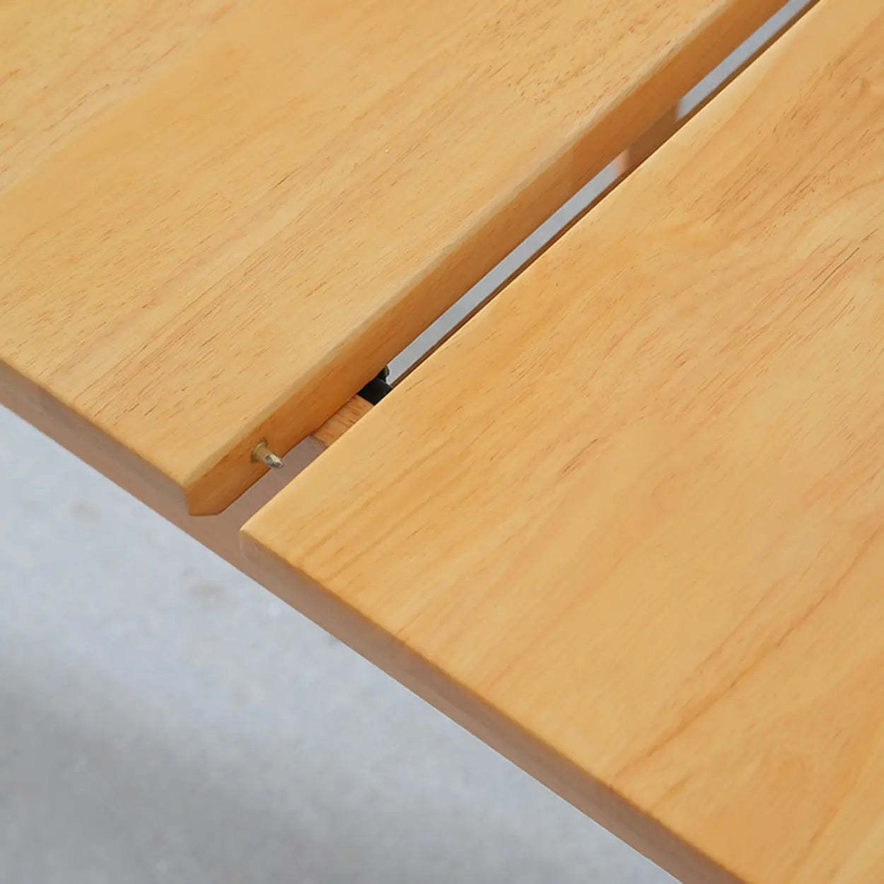 Contemporary Natural Wood Extendable Dining Table